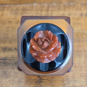 Upcycled Artisan Crafted Brooch Signed